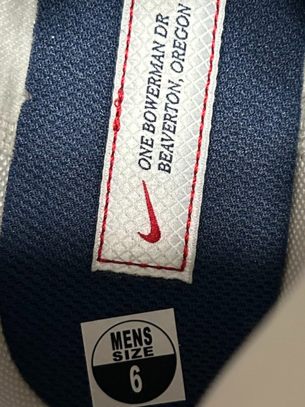 Nike Blazer Mid '77 "Washed Denim" EUC White/Navy/Cream Sneakers Men's Size 6 - Picture 14 of 16